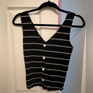 Black and White Tank Top
